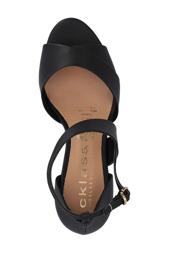 Sandalia color negro 05027 - Image 5