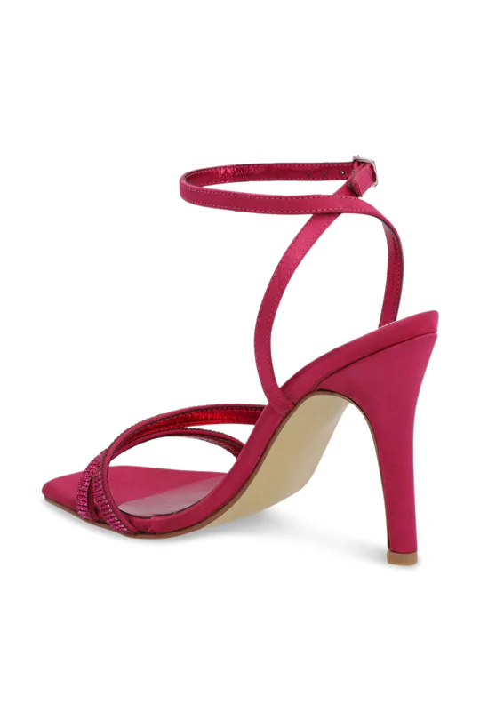 Sandalia de tacón color rosa 06051 - Image 4