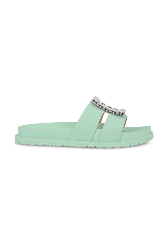 Sandalia color verde 70885 - Image 2
