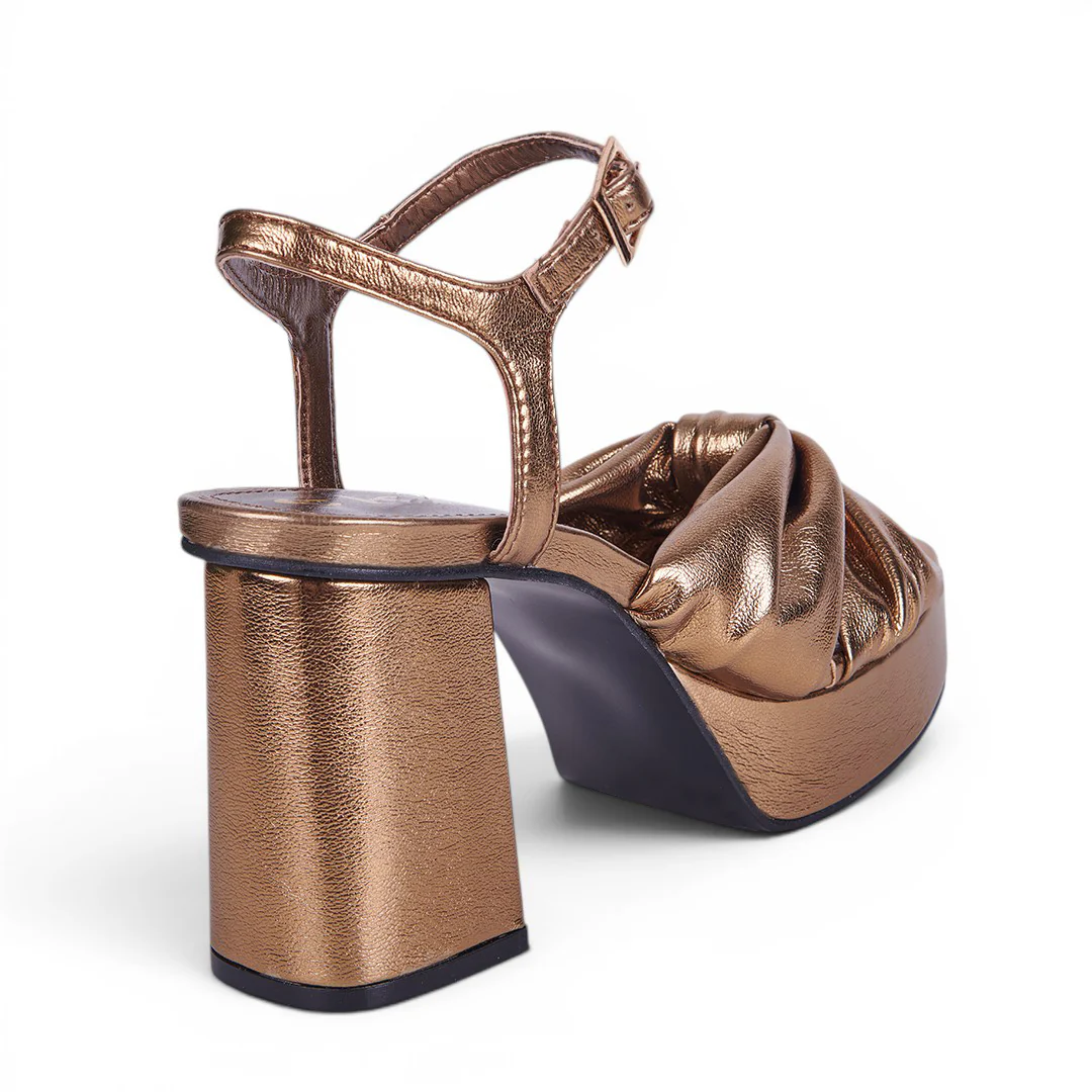 SANDALIA CON PULSERA Y NUDO BRONCE 01826 - Image 5