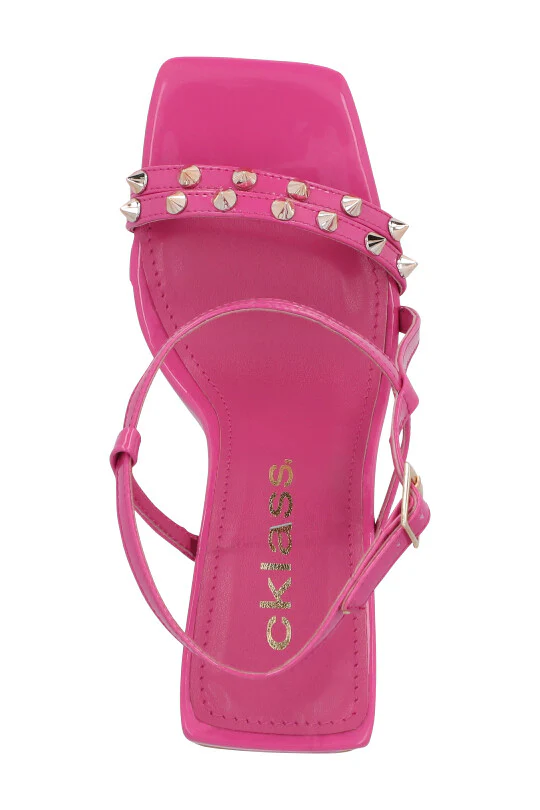 Sandalia con tacón fucsia 08768 - Image 5