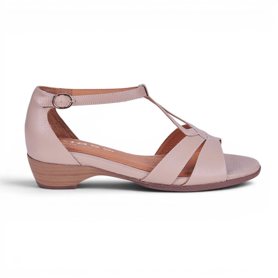 SANDALIA CONFORT DE TIRAS BEIGE 27820 - Image 2