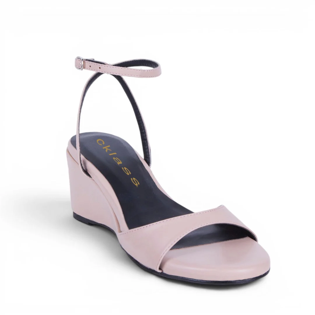 SANDALIA DE CUÑA MÍNIMA ROSA 27823