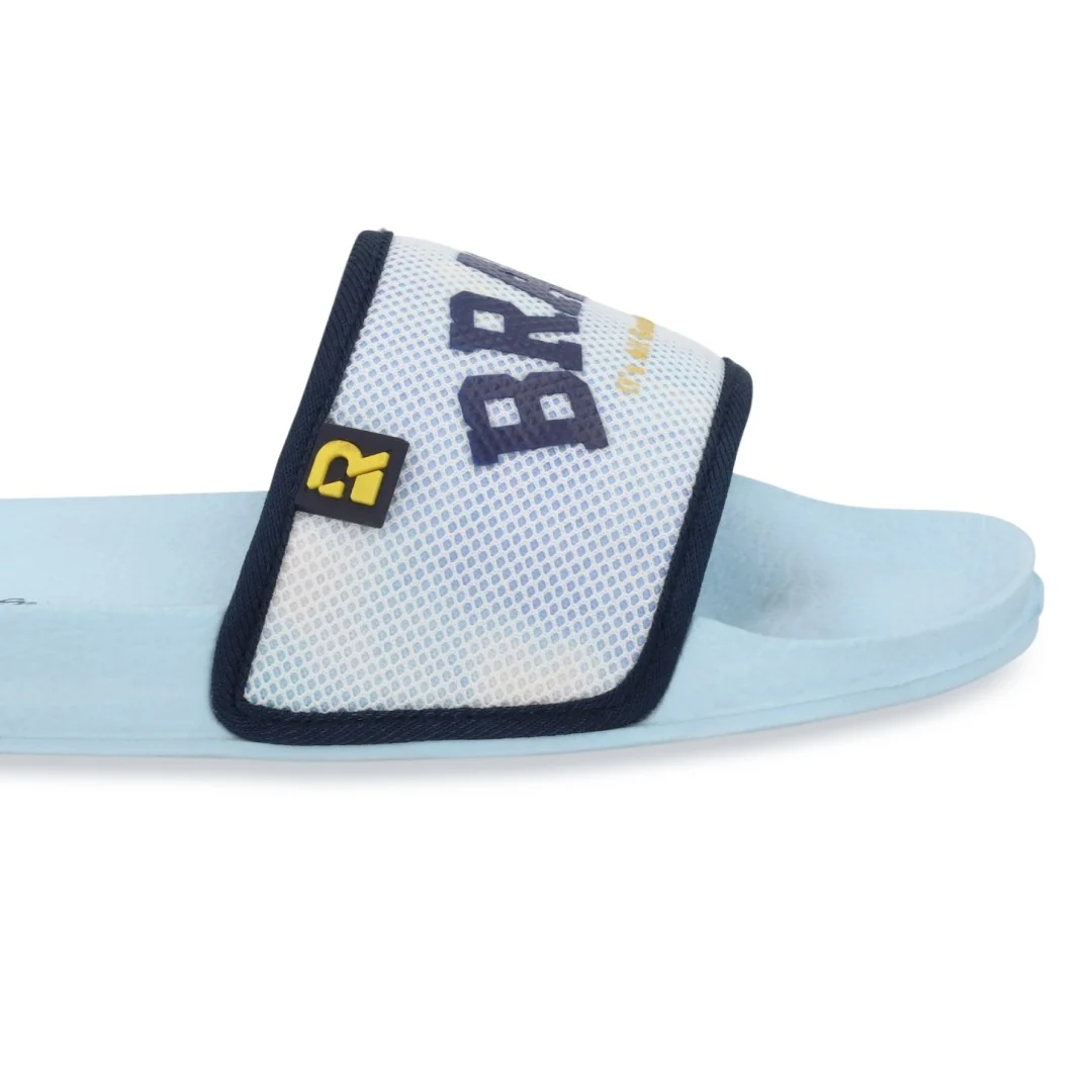 SANDALIA DE PISO AZUL CON ADORNO 71038 - Image 6