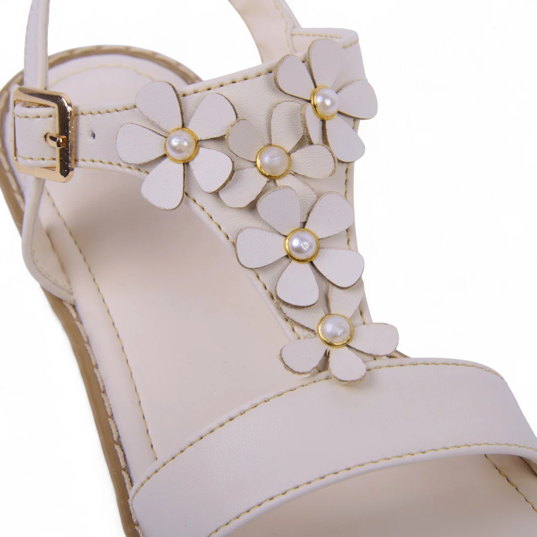 SANDALIA DE PISO IVORY CON DETALLE DECORATIVO 47276 - Image 6