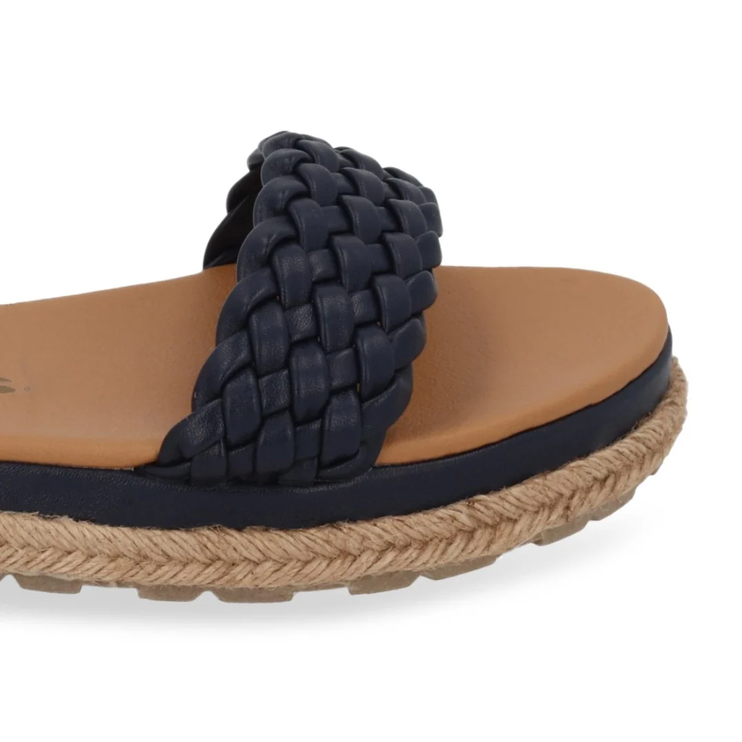 SANDALIA DE PISO MARINO CON TRENZA 84522 - Image 6