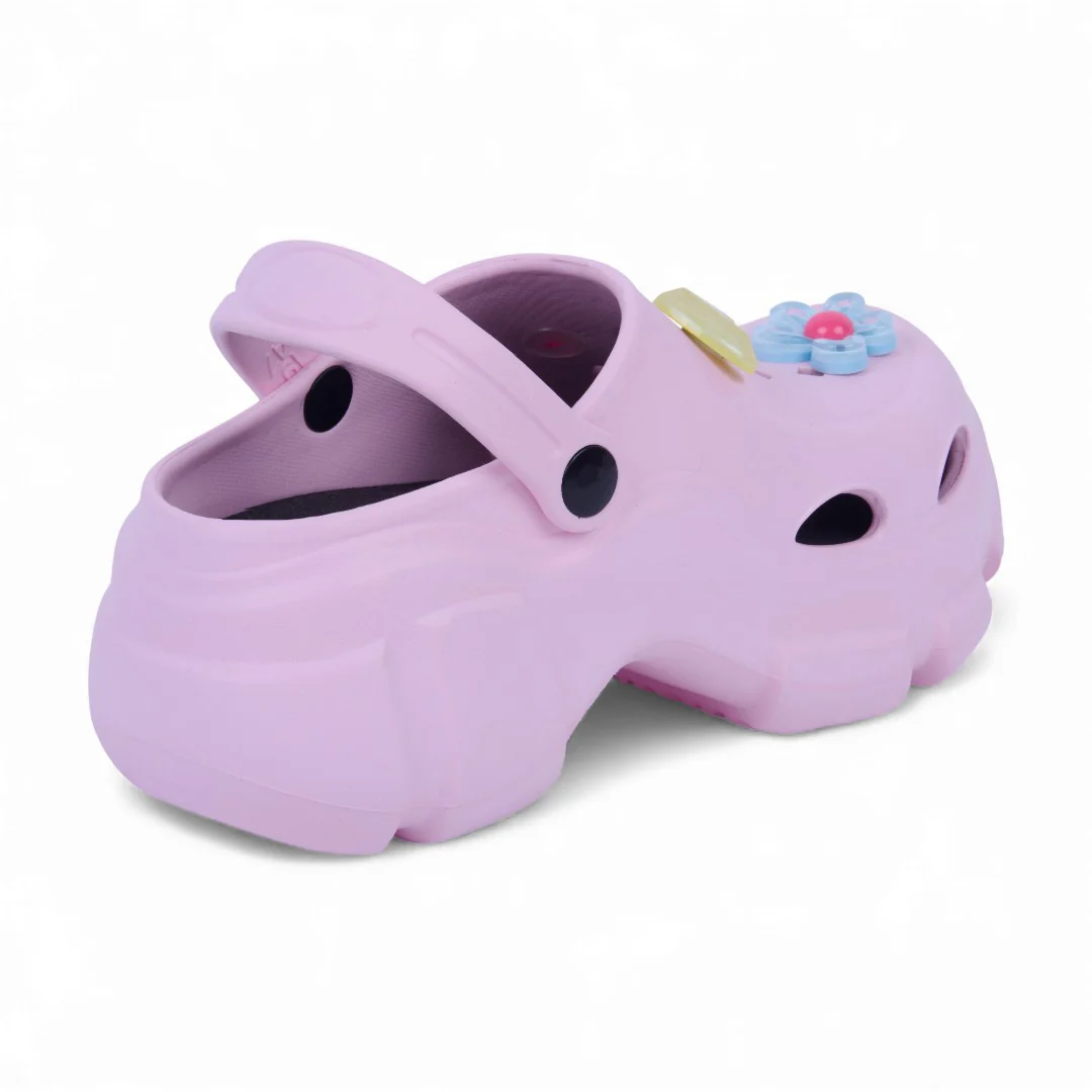 SANDALIA DE PISO ROSA CHUNKY CON FLORES 80592 - Image 9