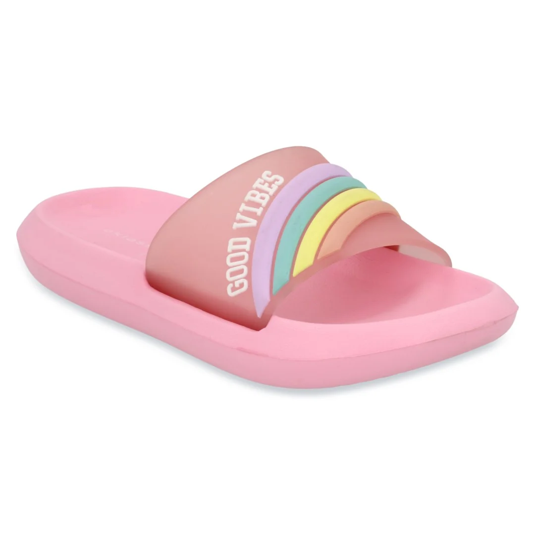 SANDALIA DE PISO ROSA CON ADORNO 71037