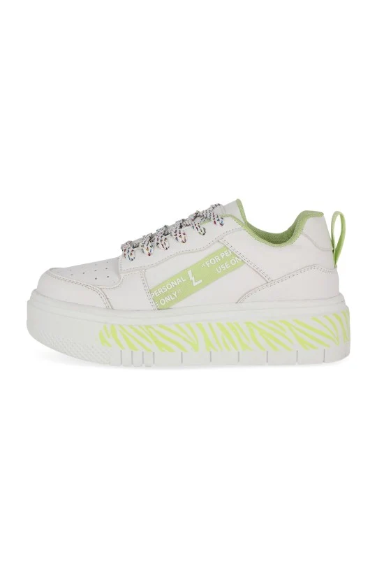 TENIS DE PISO BLANCO ESTAMPADO 33065 - Image 2