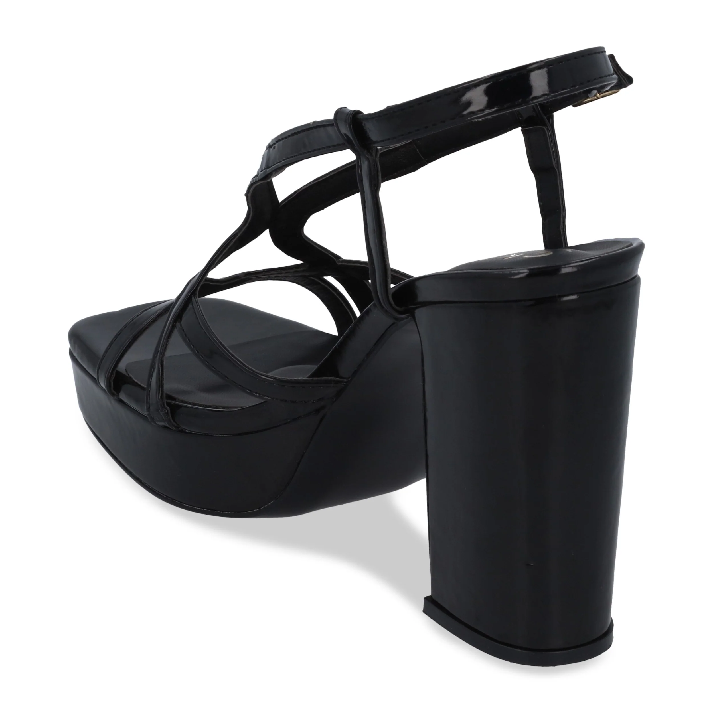 SANDALIA DE TACÓN 11CM MUJER NEGRO CON HEBILLA 69922 - Image 4