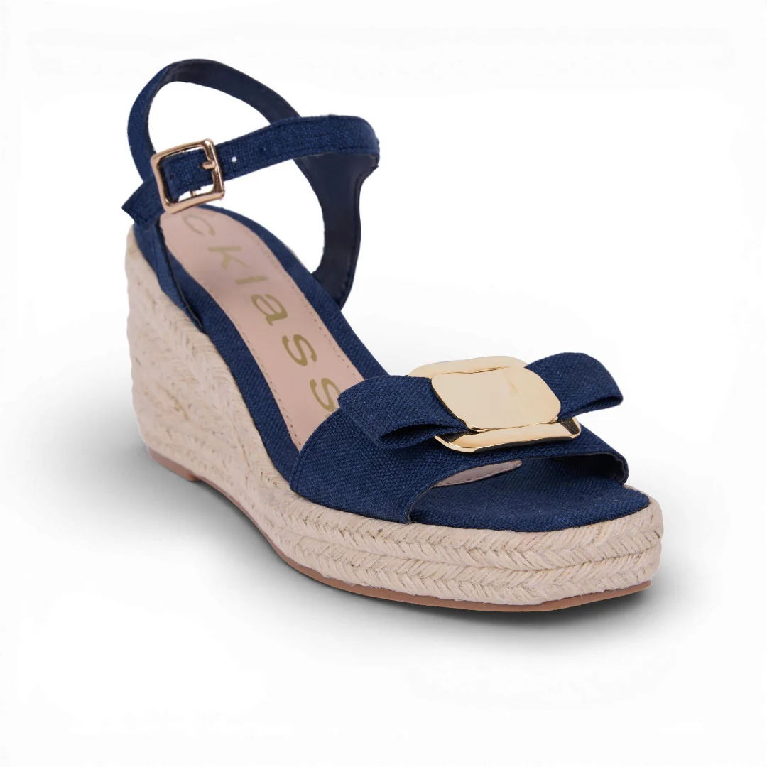 SANDALIA DE TACÓN 8CM MARINO 05279