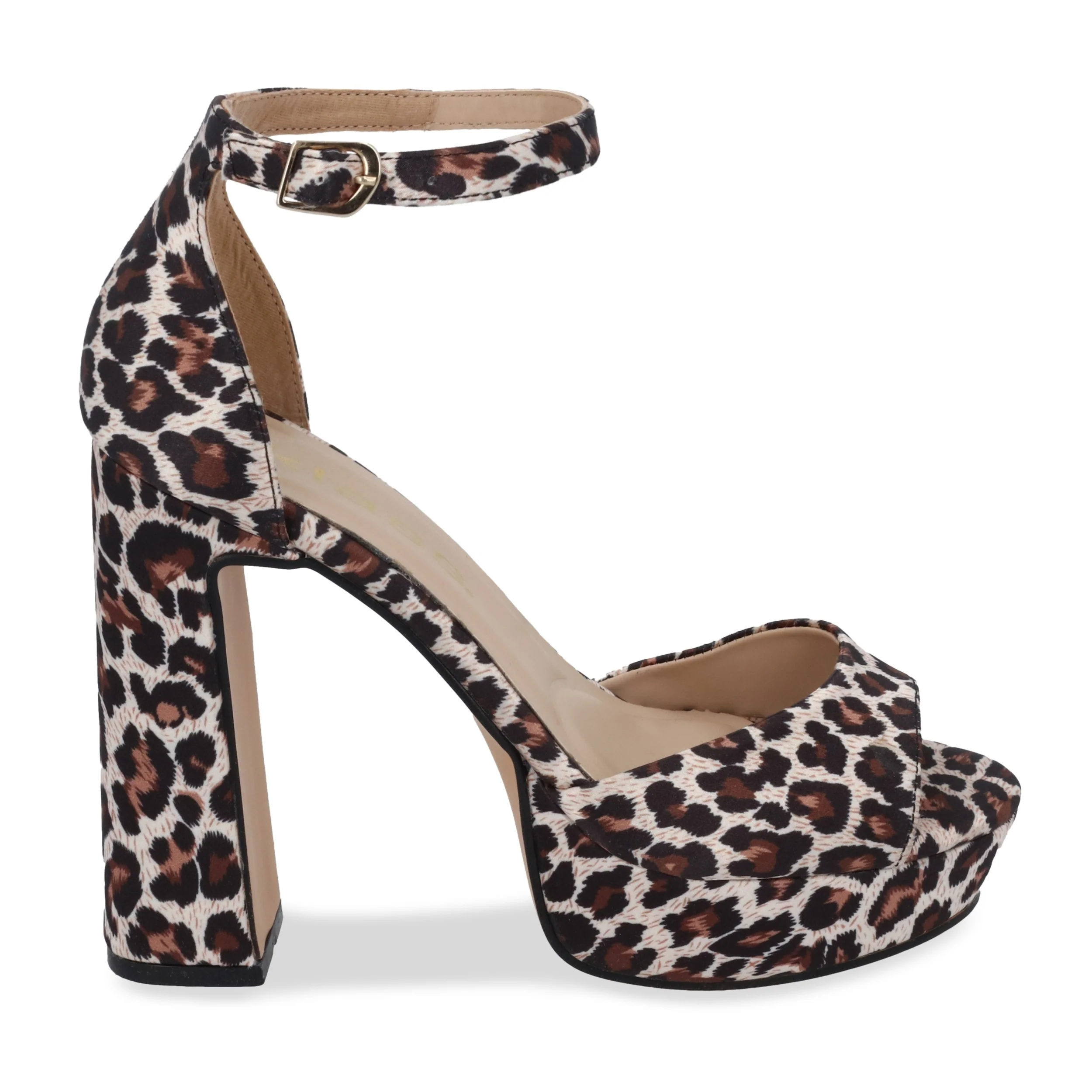 SANDALIA DE TACÓN ANIMAL PRINT 13CM MUJER CON HEBILLA 08636 - Image 2