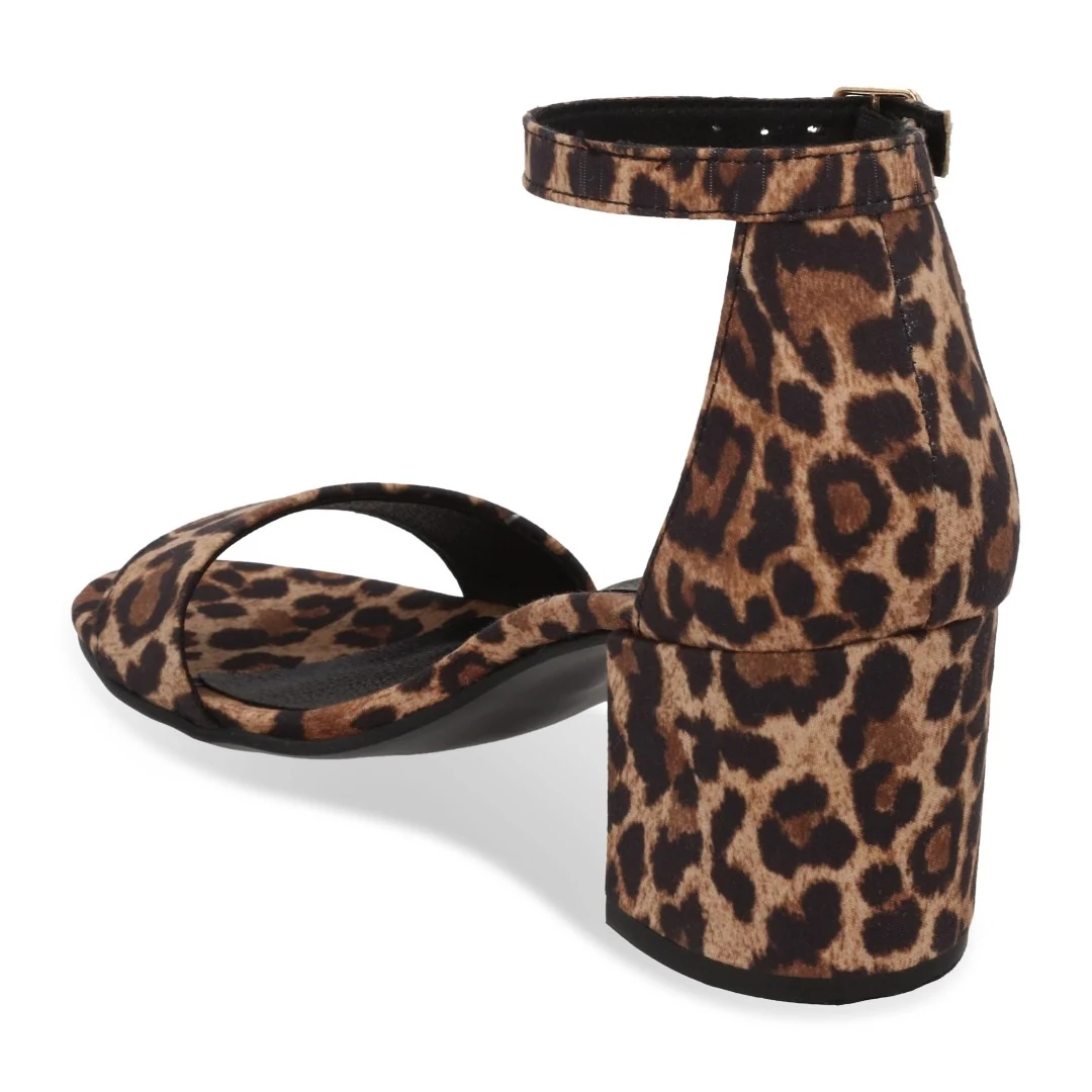 SANDALIA DE TACÓN ANIMAL PRINT CON PULSERA 33081 - Image 3