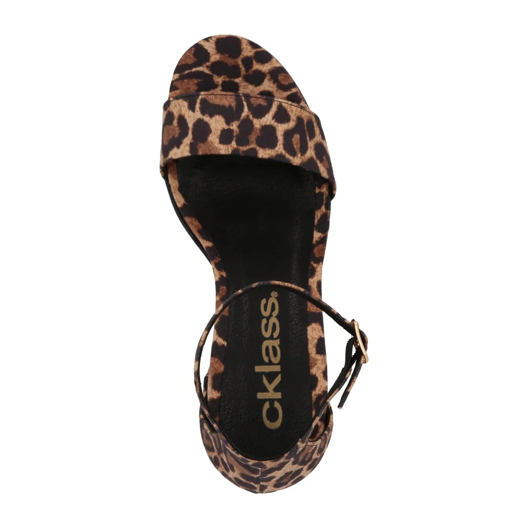 SANDALIA DE TACÓN ANIMAL PRINT CON PULSERA 33081 - Image 5