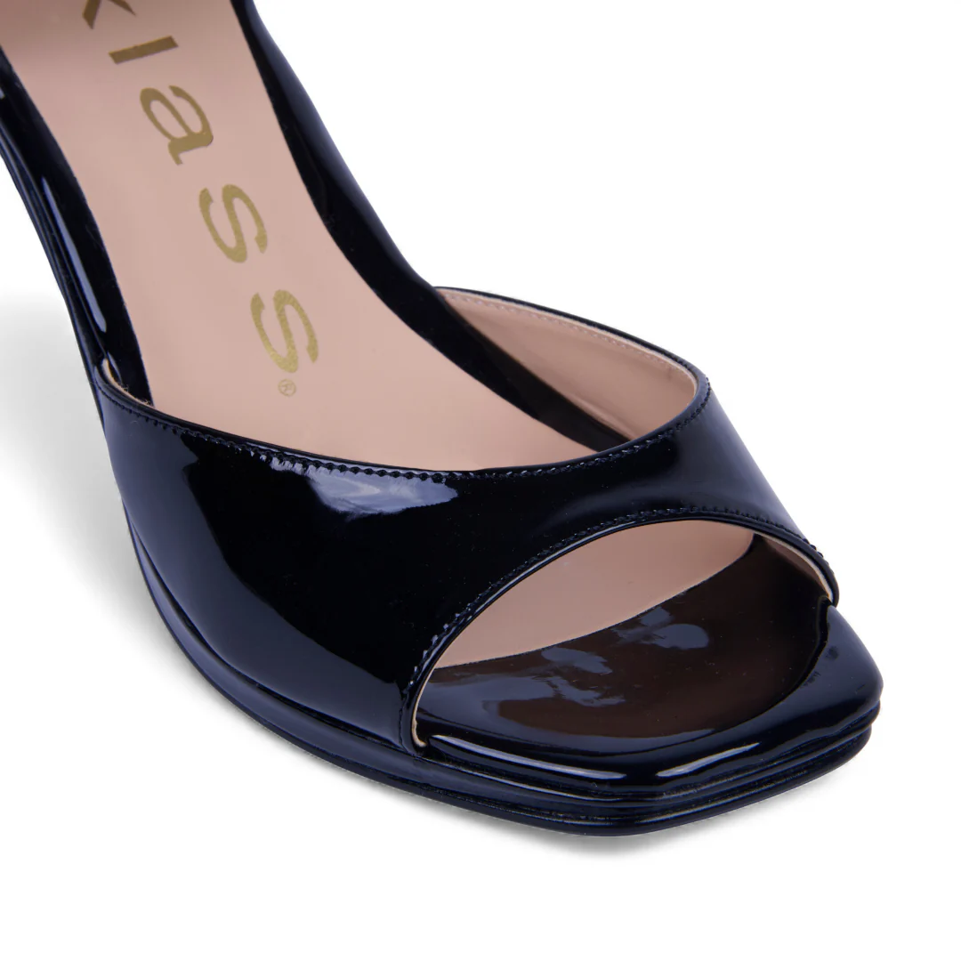 SANDALIA DE TACÓN BEIGE Y NEGRO CON HEBILLA 32231 - Image 7