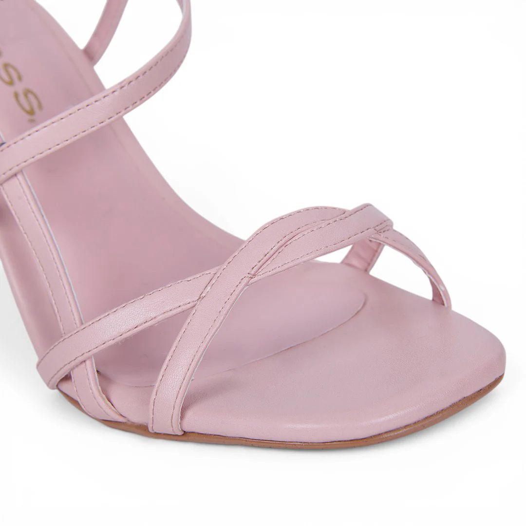 SANDALIA DE TACÓN CON TIRAS ROSA Y IVORY 27818 - Image 11