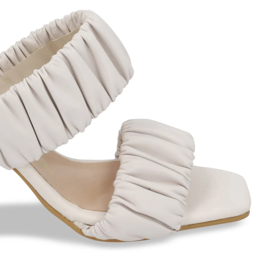 SANDALIA DE TACÓN IVORY DESTALONADA 77921 - Image 6