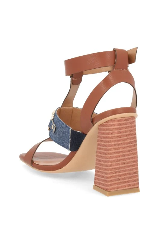 SANDALIA DE TACÓN MULTICOLOR 94939 - Image 3