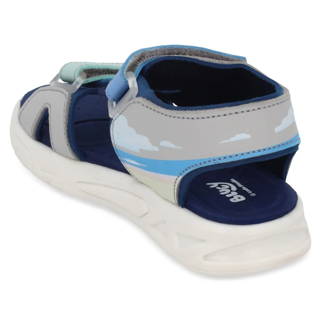 SANDALIA DEPORTIVA AZUL CON LUCES DE BLUEY 09745 - Image 3