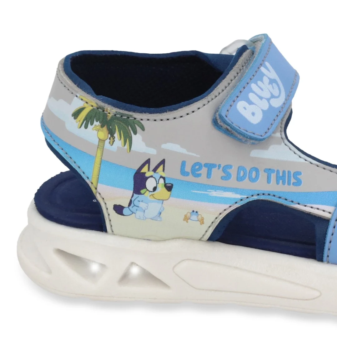 SANDALIA DEPORTIVA AZUL CON LUCES DE BLUEY 09745 - Image 6