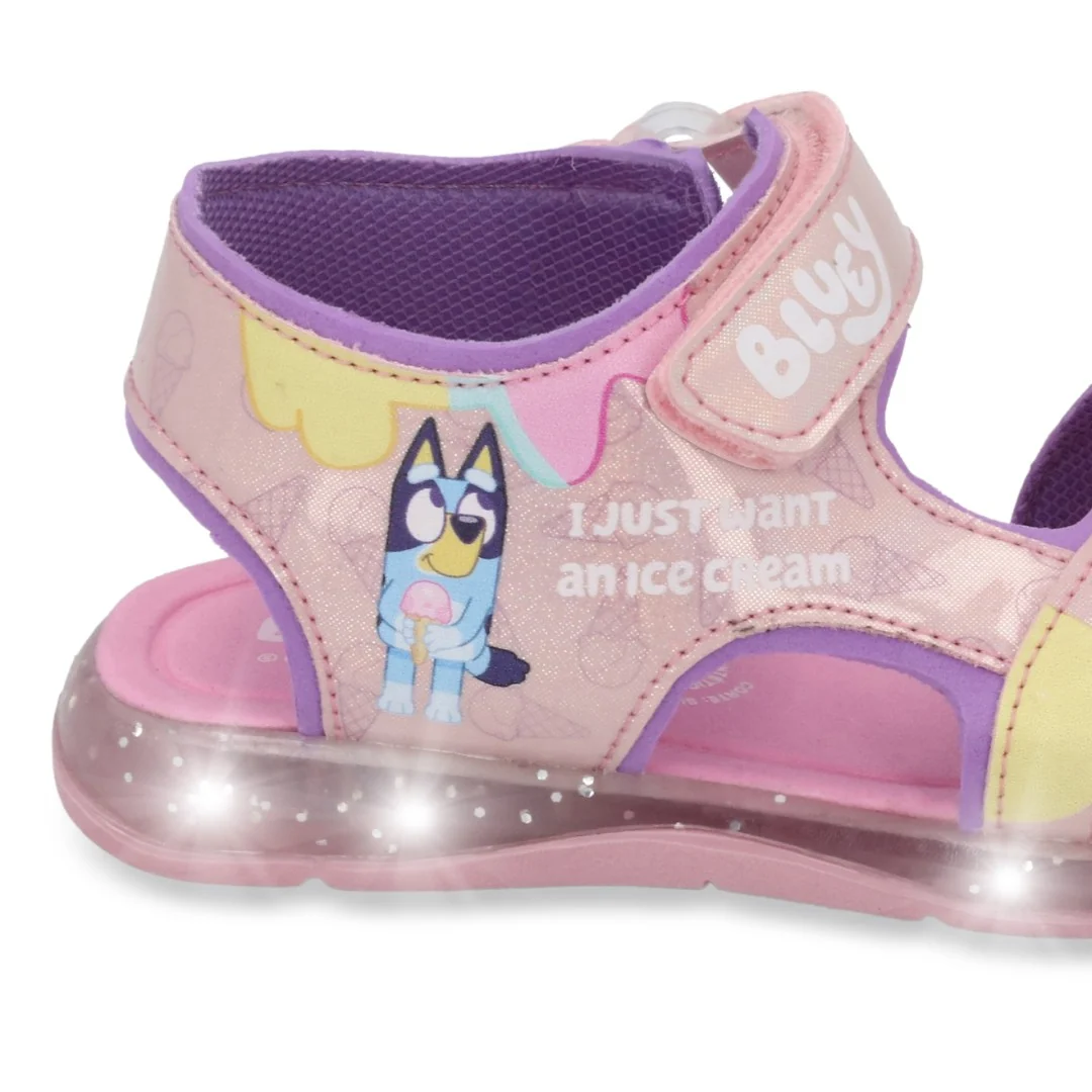 SANDALIA DEPORTIVA ROSA CON LUCES DE BLUEY 09744 - Image 6