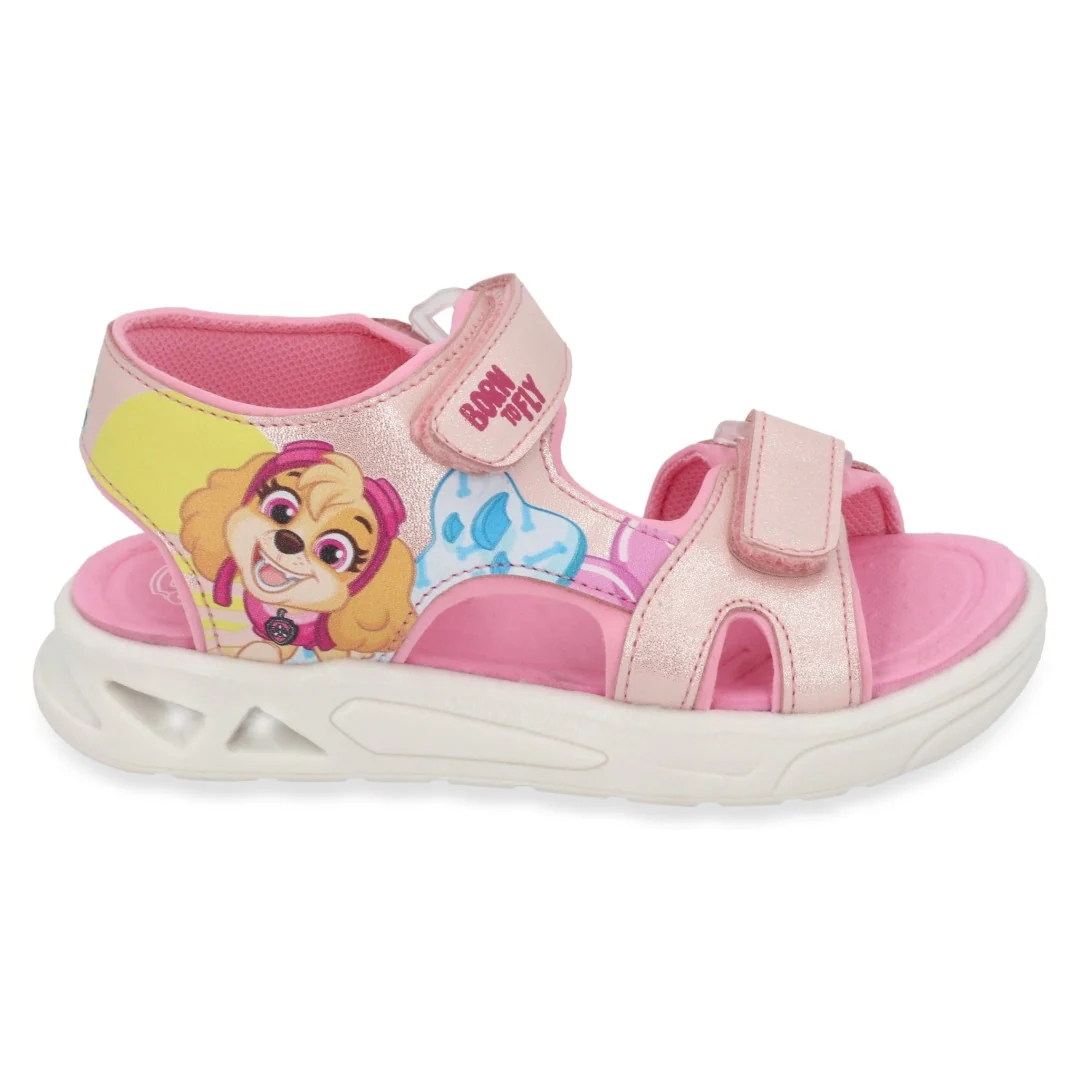 SANDALIA DEPORTIVA ROSA CON LUCES DE PAW PATROL 09755 - Image 2