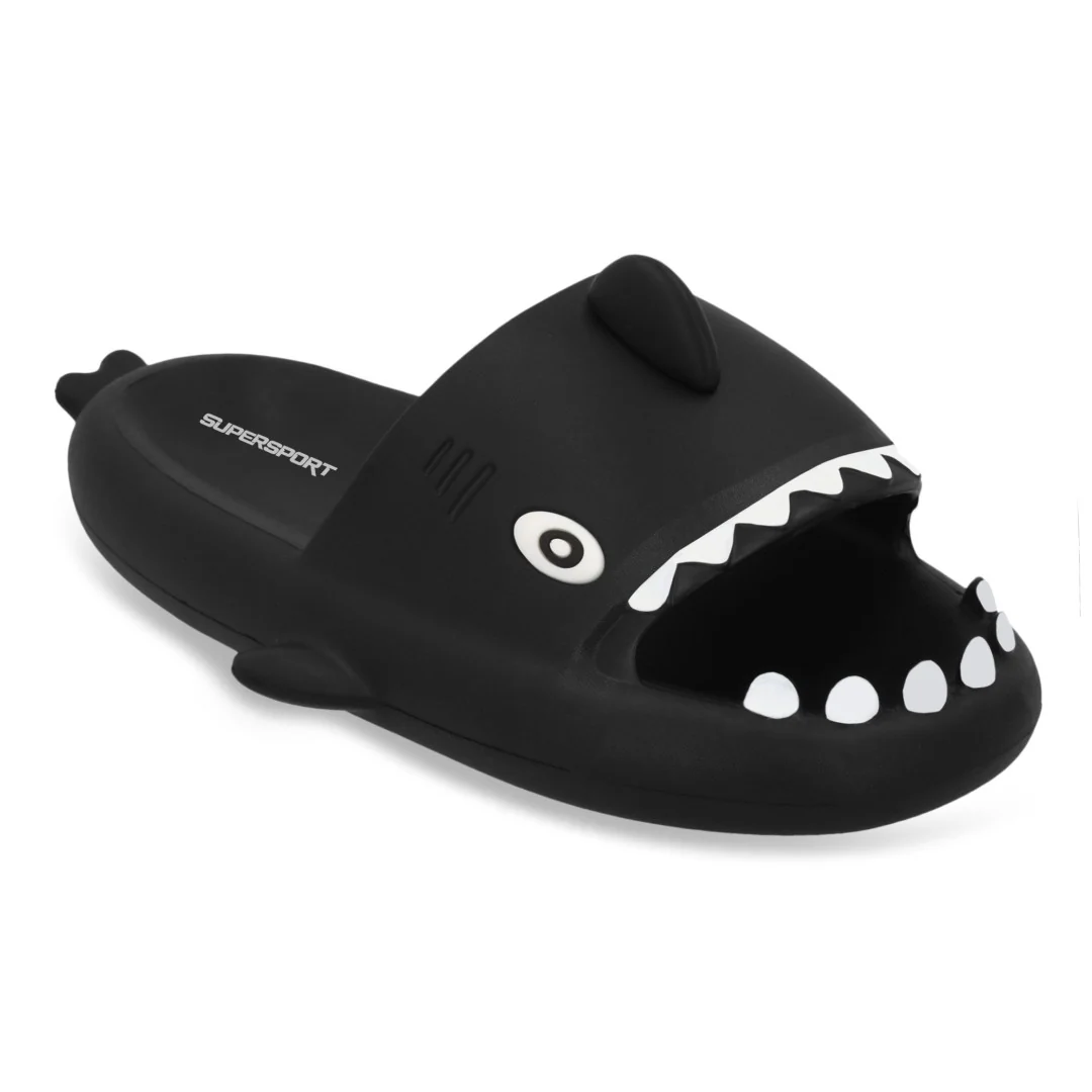 SANDALIA EN FORMA DE TIBURÓN COLOR NEGRO 60133