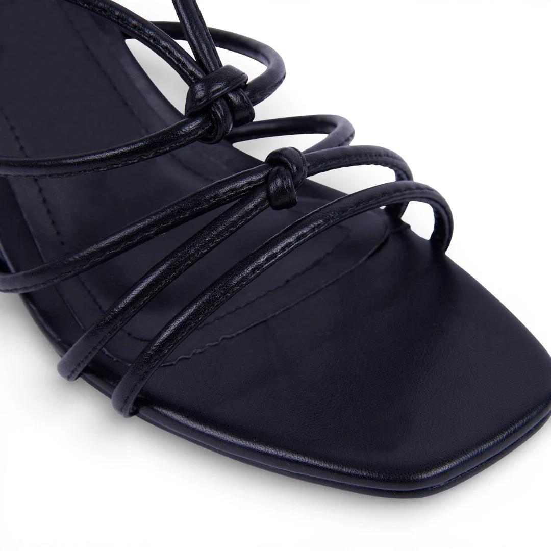 SANDALIA LÁTIGOS TACÓN 7.5 CM NEGRO 11520 - Image 6
