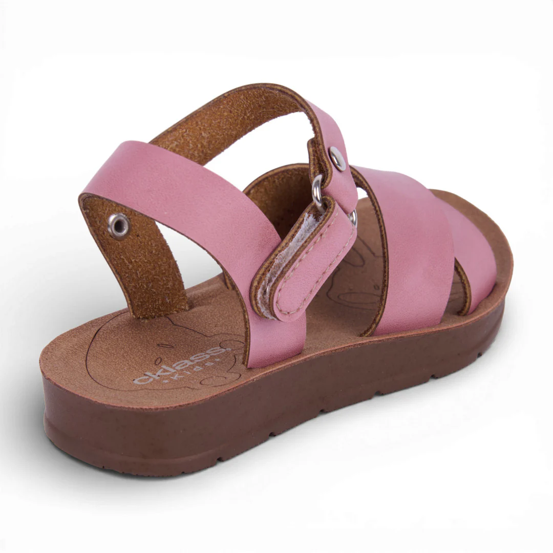 SANDALIA NIÑA TIRAS ROSA, ORO Y BLANCO 03940 - Image 7