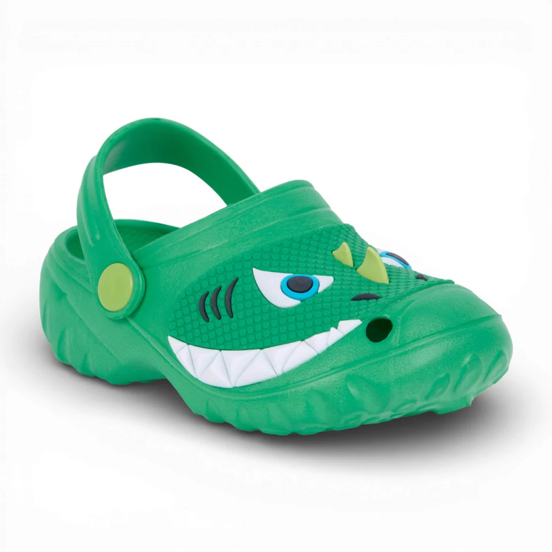 SANDALIA PERFORADA DINOSAURIO VERDE 74509