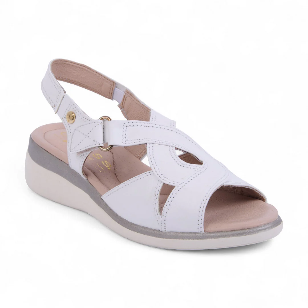 SANDALIA PLATAFORMA BLANCO PULSERA 20033