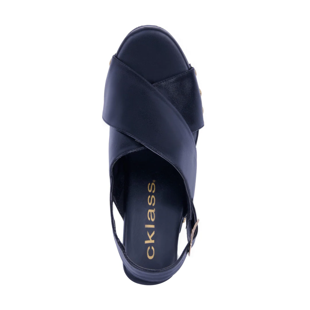 SANDALIA PLATAFORMA CORRIDA CAFÉ Y NEGRO PULSERA 67147 - Image 10