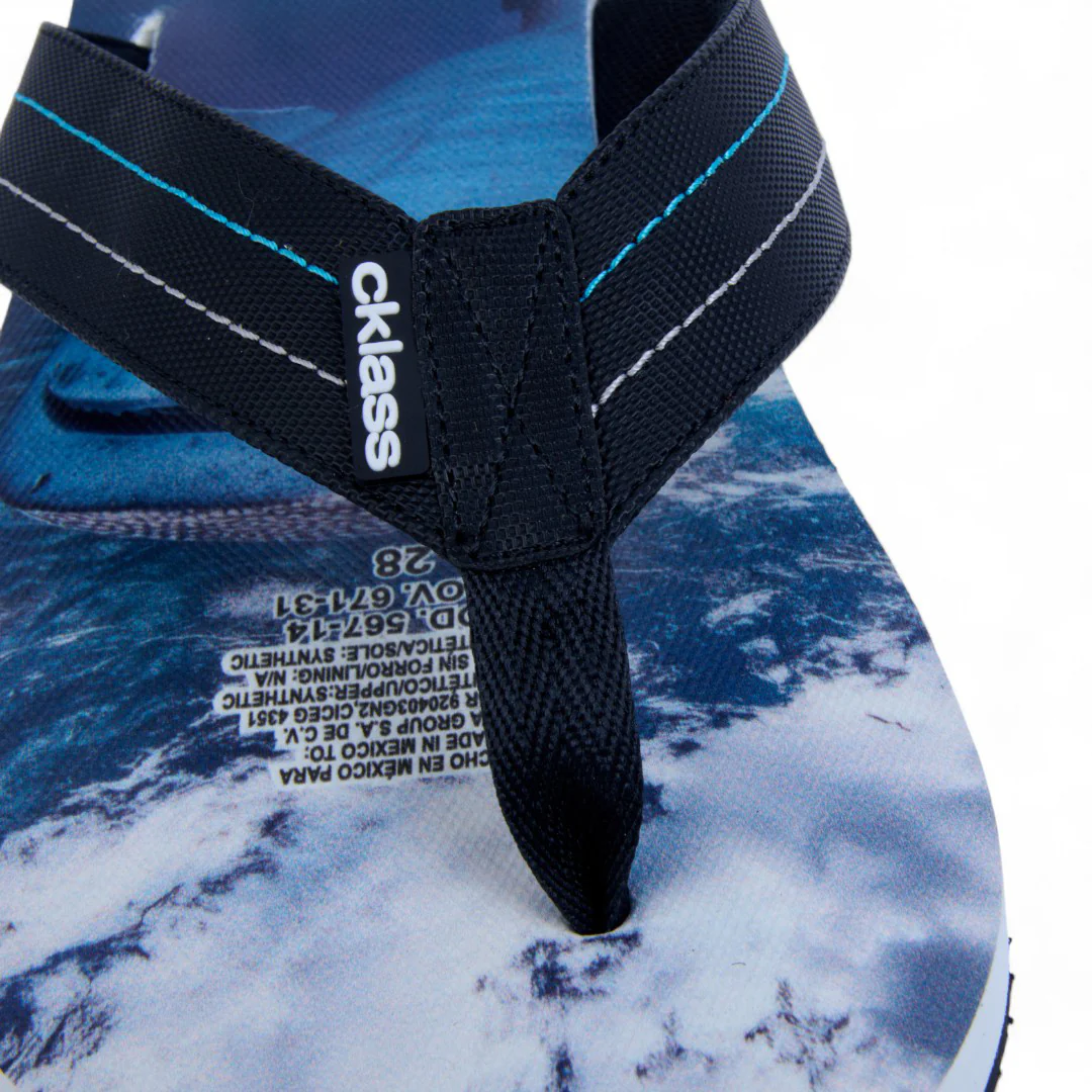 SANDALIAS DE PISO NEGRO SINTÉTICO 56714 - Image 6