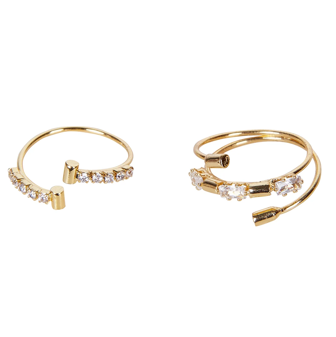SET DE 2 ANILLOS BRILLOS 88885 - Image 9
