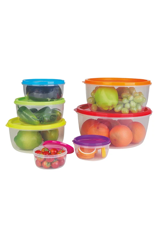 SET DE 7 CONTENEDORES MULTICOLOR 81563