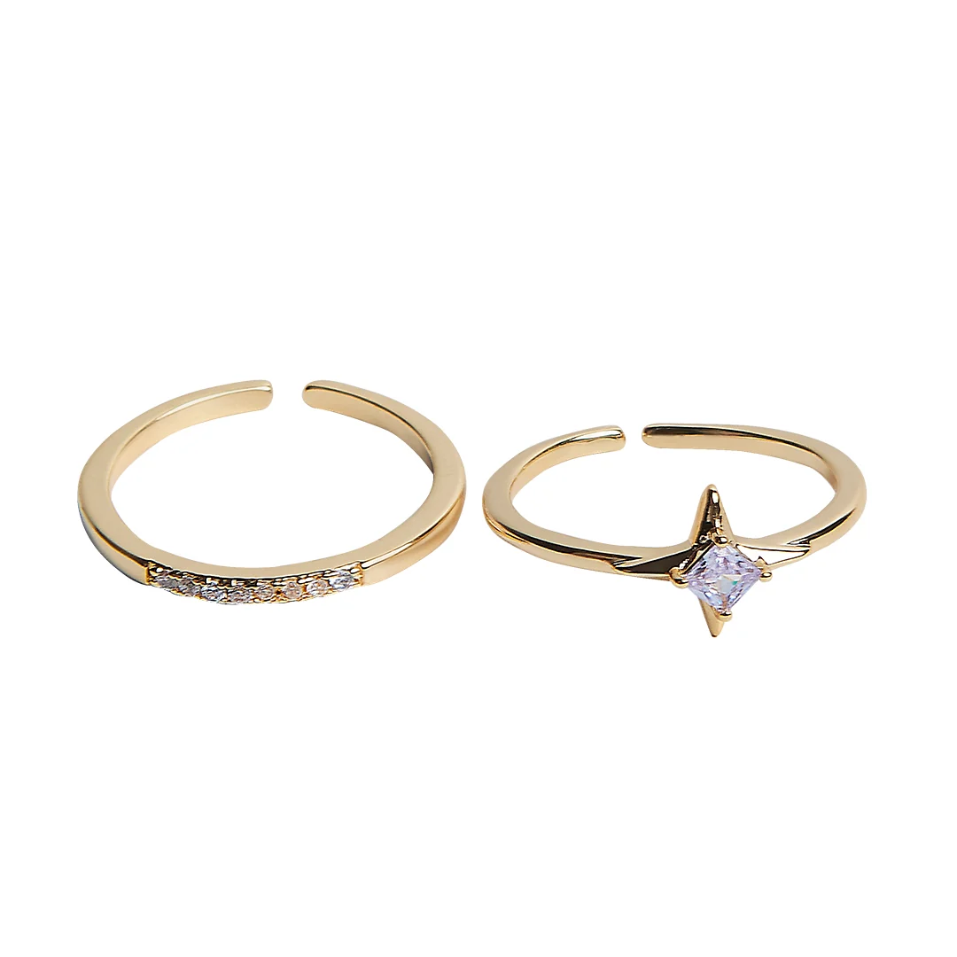 SET DE ANILLOS DORADOS 88892