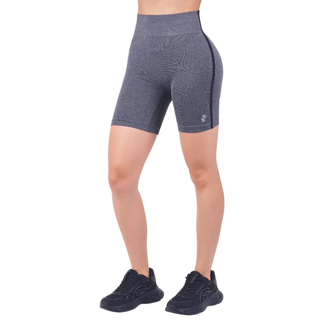 SHORT GRIS SEAMLESS 31014