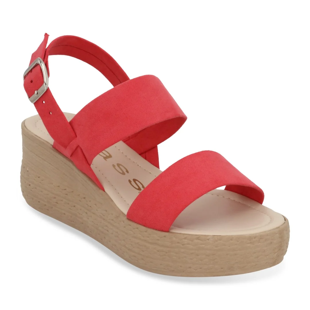 SIX 490 SANDALIAS CORRIDAS BEIGE AZUL Y CORAL 04092 - Image 14