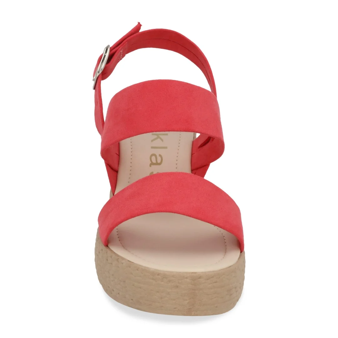 SIX 490 SANDALIAS CORRIDAS BEIGE AZUL Y CORAL 04092 - Image 17