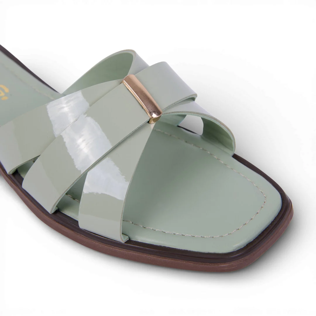 SIX 505 SANDALIAS CASUALES NEGRO, VERDE Y HUESO - Image 13