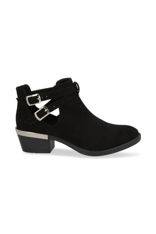 SIX DE BOTIN AZUL MIEL Y NEGRO CON HEBILLAS 76117 - Image 12