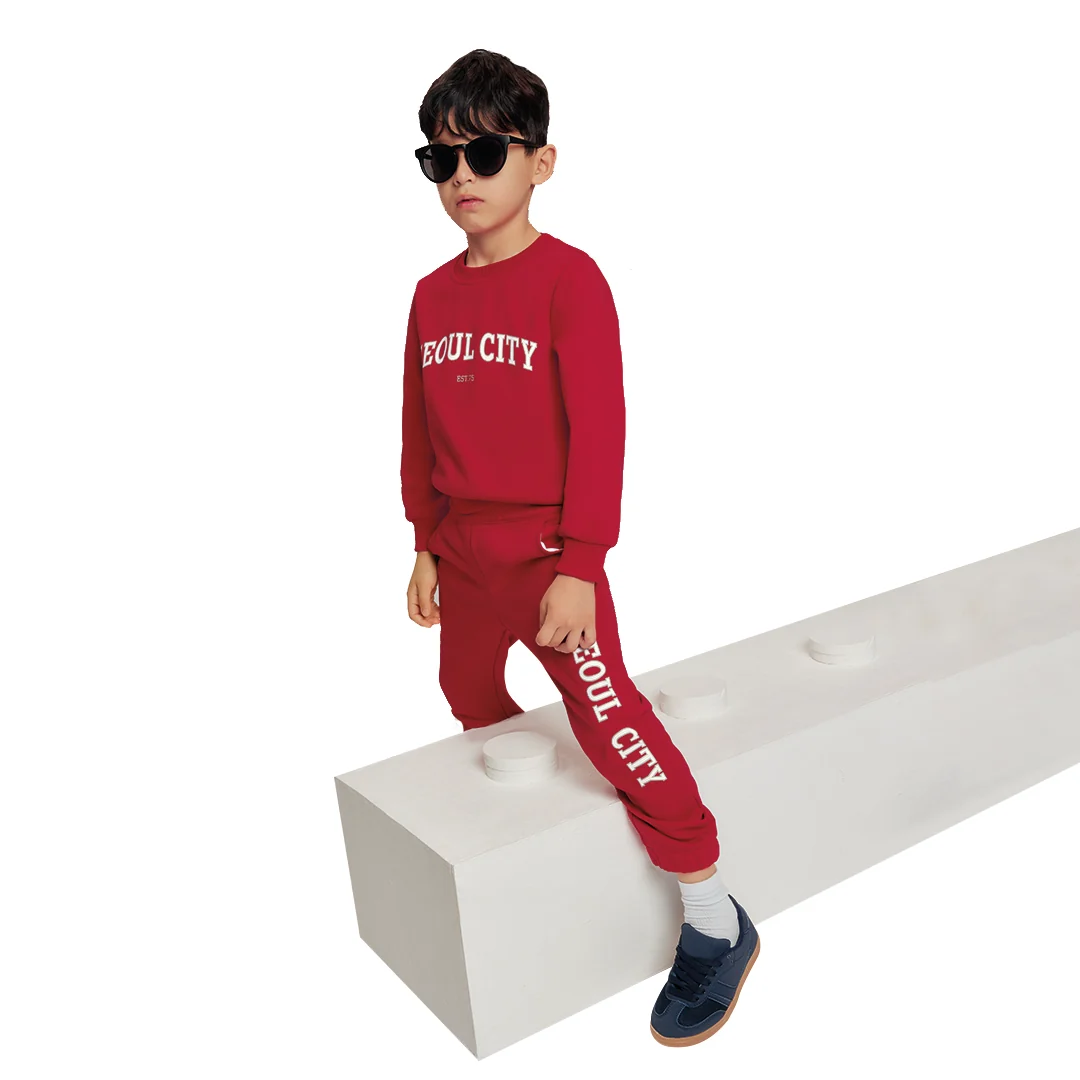 SUDADERA ESTAMPADA ROJA 92077