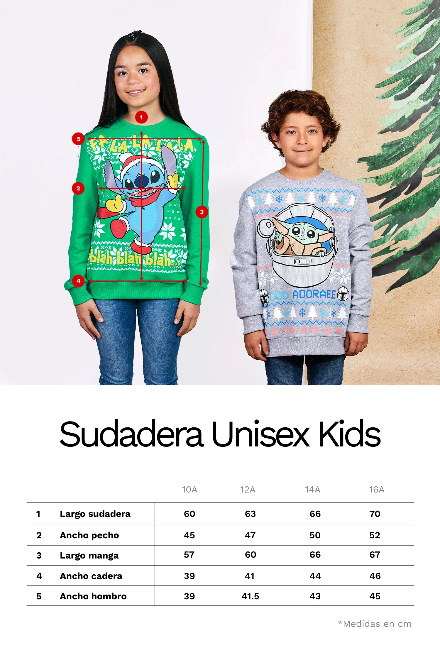 Sudadera Navideña Kids Unisex Stitch - Image 14