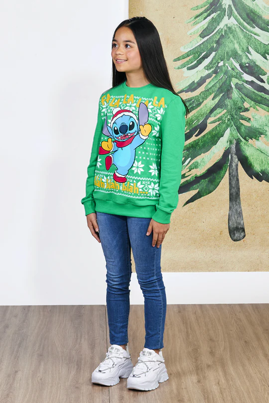 Sudadera Navideña Kids Unisex Stitch - Image 4