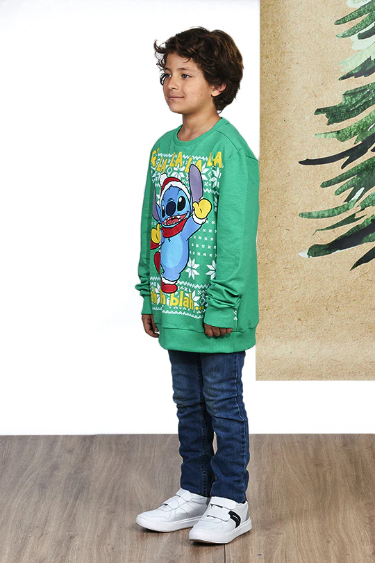 Sudadera Navideña Kids Unisex Stitch - Image 5