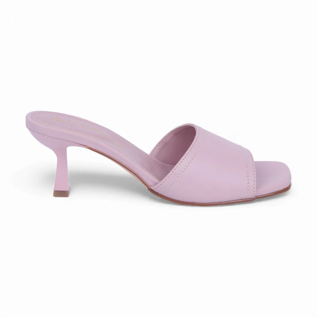 SUECO DE TACÓN ROSA Y NEGRO LISO 22697 - Image 3
