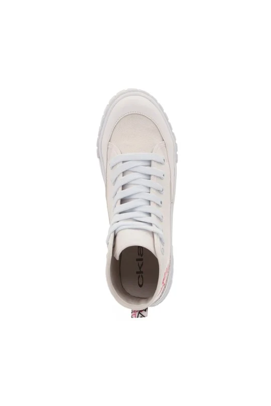 TENIS ABOTINADO BLANCO CON BORDADO 46775 - Image 4
