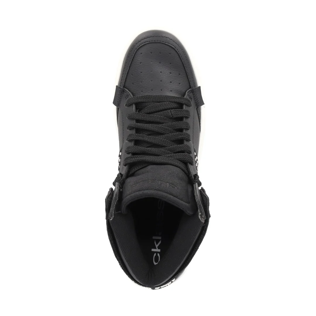 TENIS ABOTINADO DE PISO NEGRO CON REMACHES 43402 - Image 5