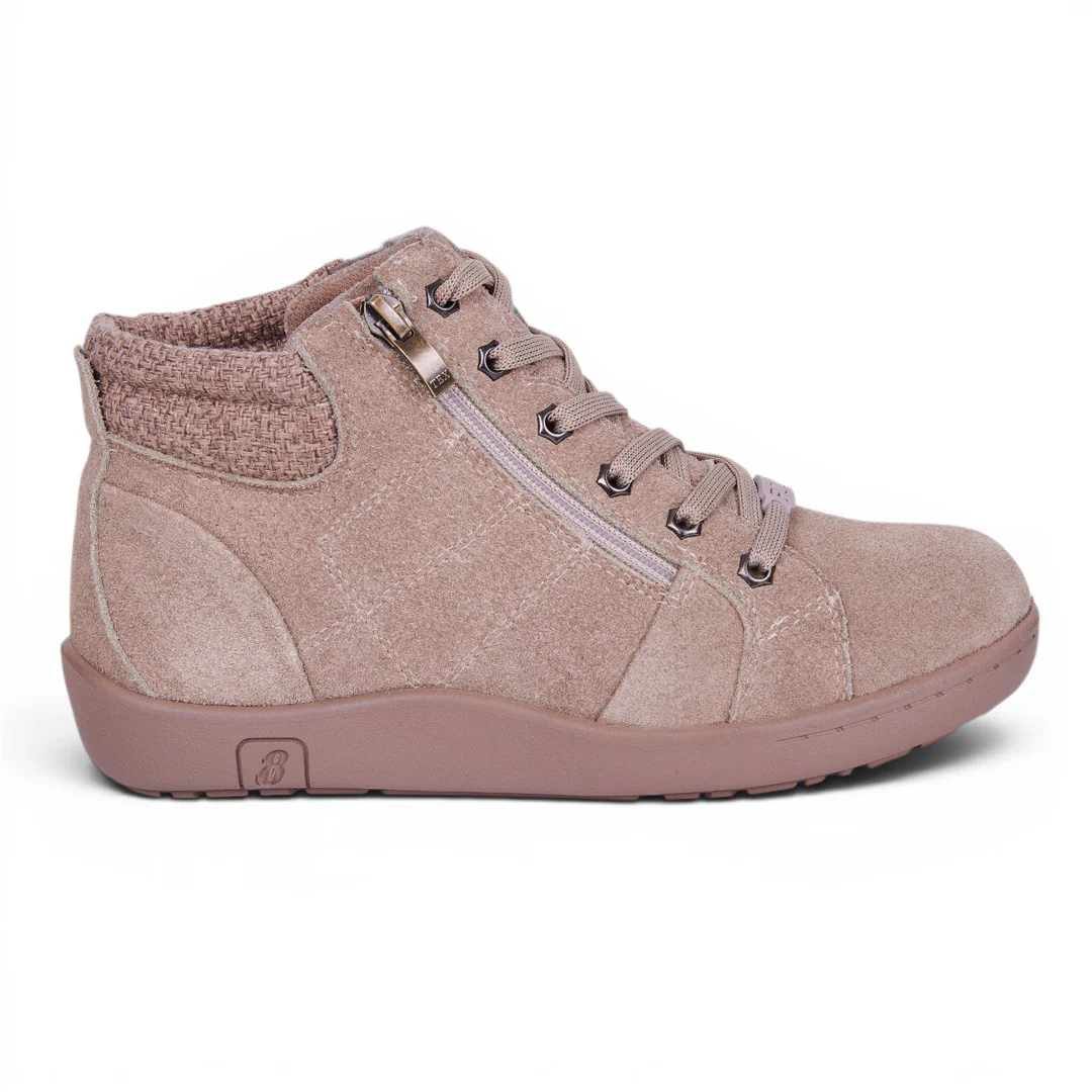 TENIS ABOTINADO POLO GAMUZA TAUPE 37940 - Image 2