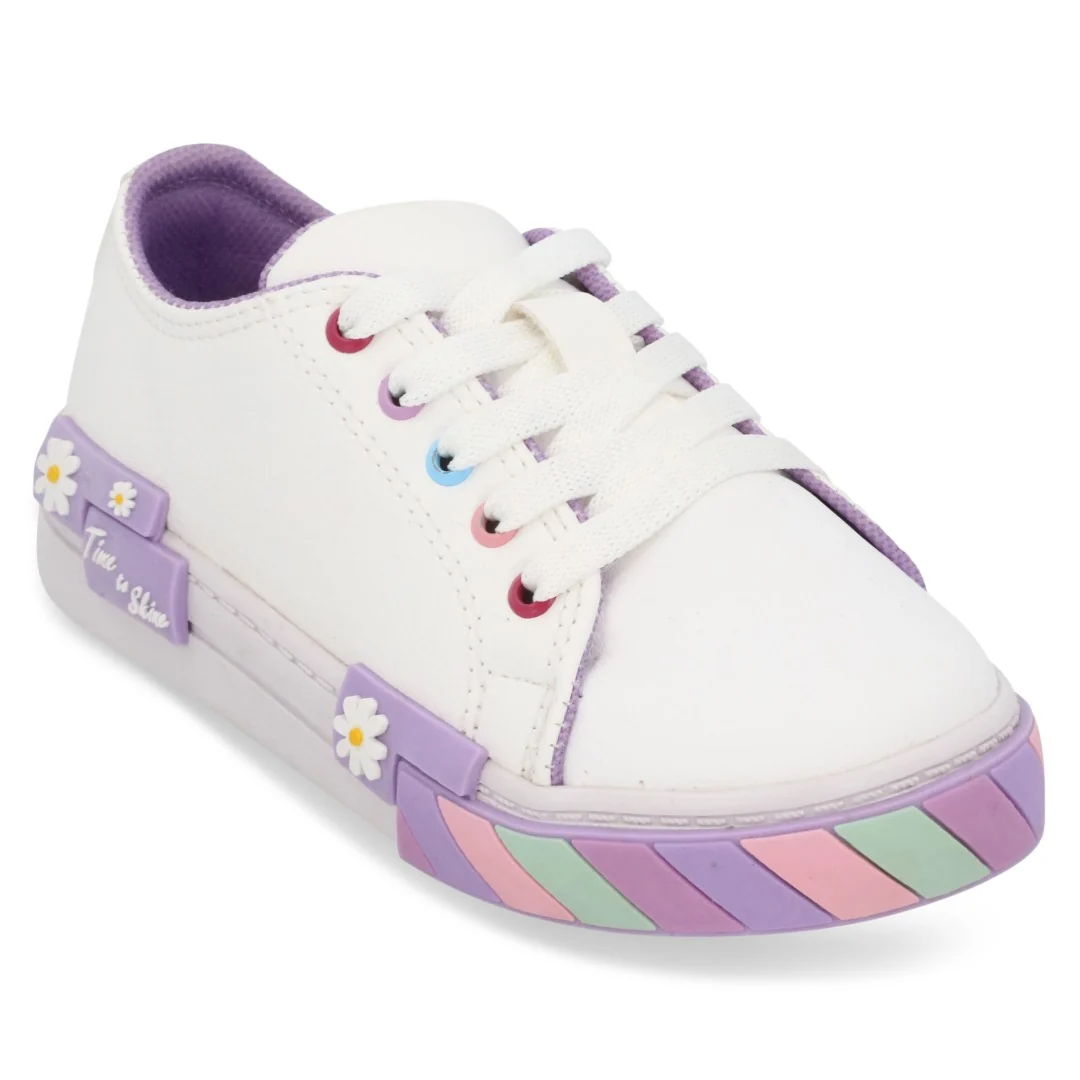 TENIS CASUAL BLANCO CON ADORNO 45703